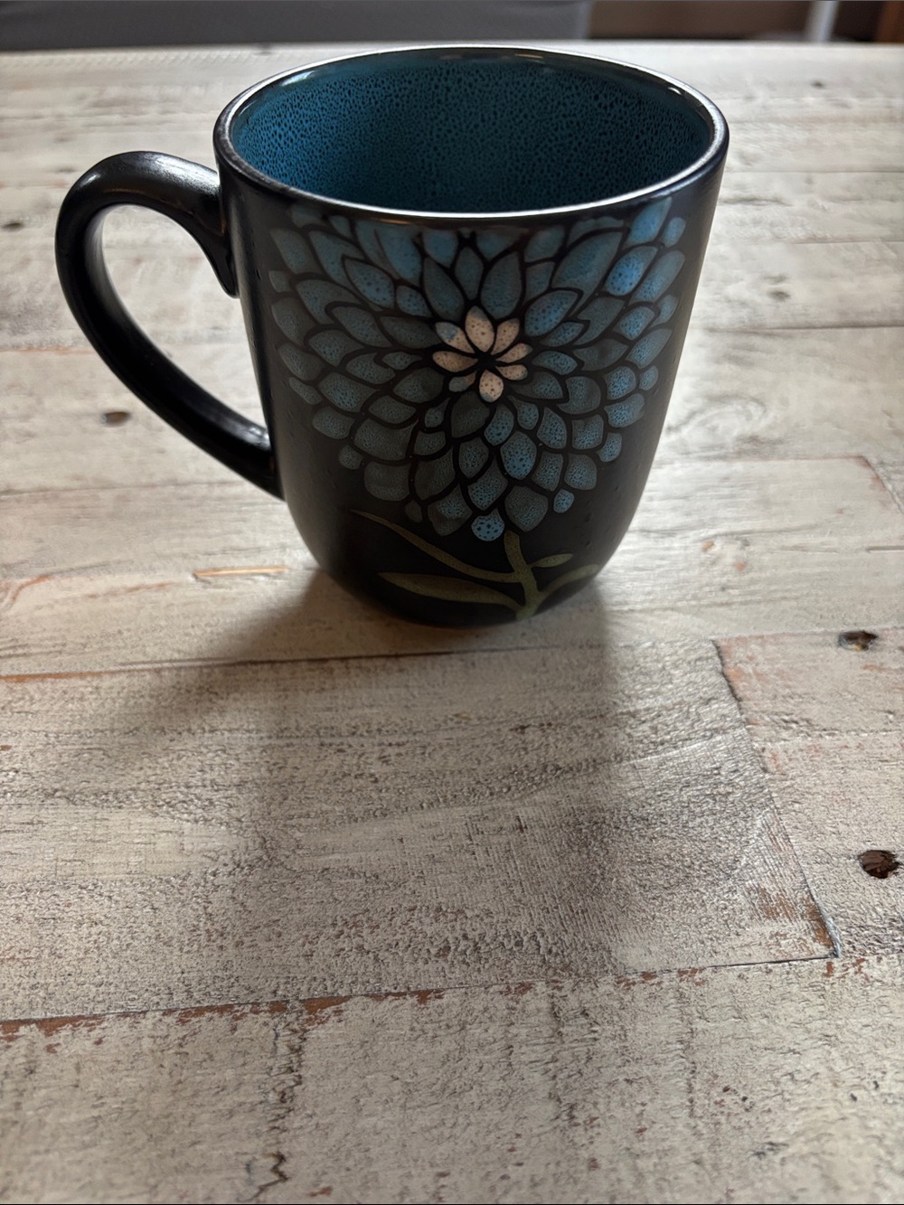 Pretty Hand-Painted Floral Ceramic Mug Set (4)- Multicolor - Picture 3 of 7